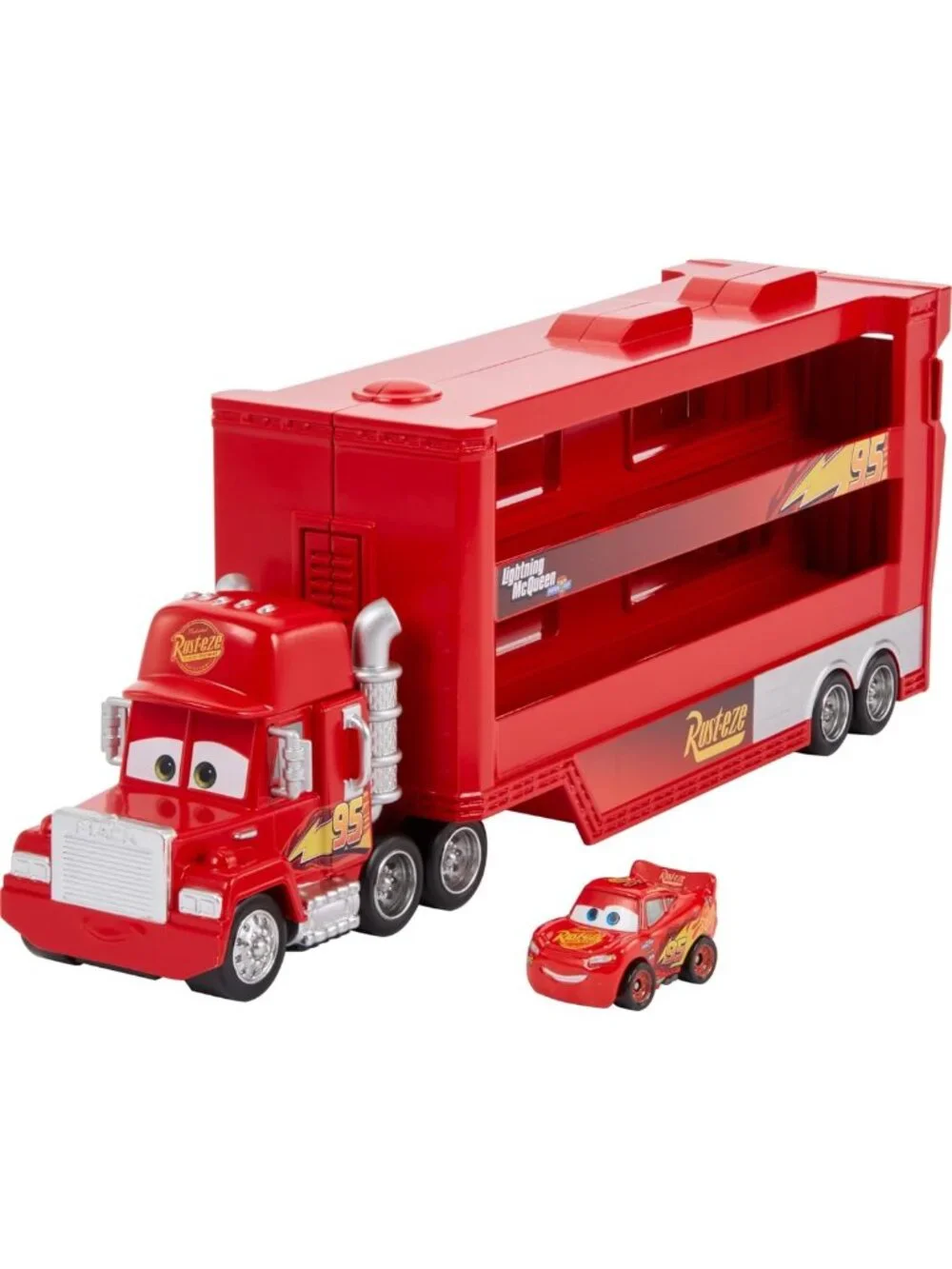 Mini Racers Hauler Toy - Disney Pixar Cars Mack Truck, Collectible Vehicle